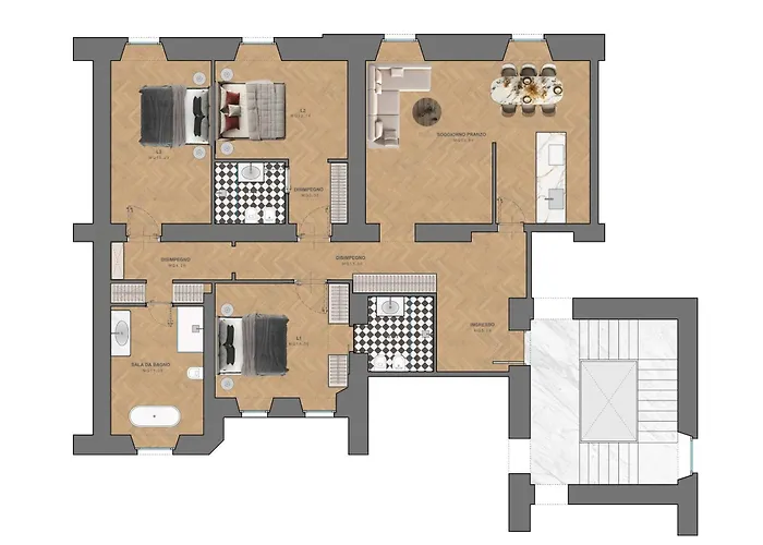 Apartment Sjr - N9 Vatican Luxury Design